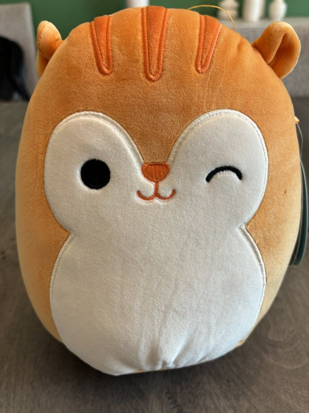 Quigley the Squirrel (Squishmallow) 8" NEW with one small flaw